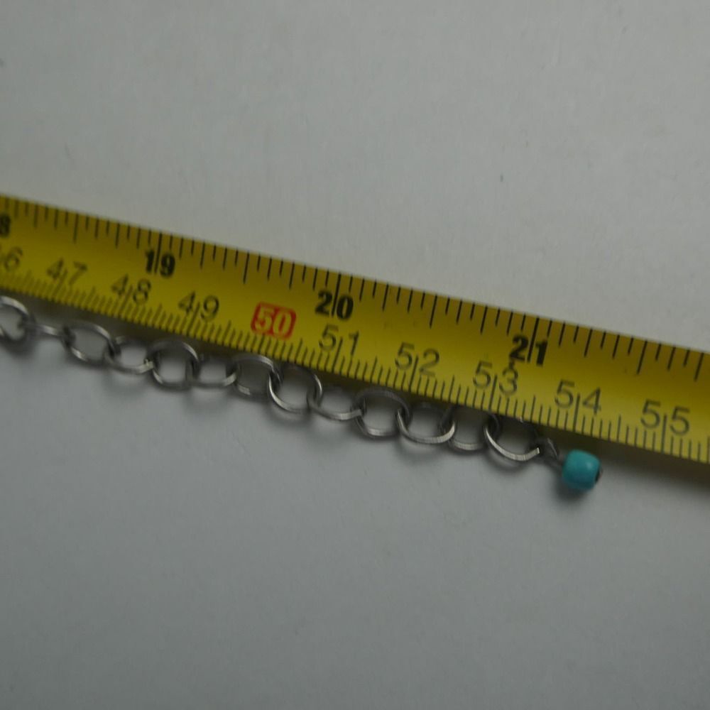 Silver Tone Multi Strand Bib Statement Necklace B… - image 7